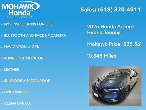 Certified 2025 Honda Accord Touring image 8