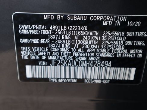 Used 2021 Subaru Forester Limited image 38