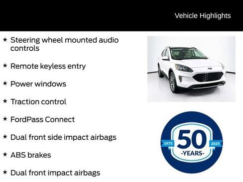 Certified 2022 Ford Escape Titanium w/ Class II Trailer Tow Package AWD/4WD image 21