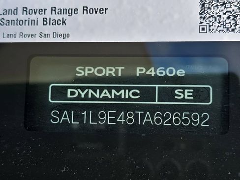 New 2026 Land Rover Range Rover Sport Dynamic SE image 37
