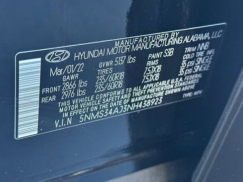 Used 2022 Hyundai Santa Fe SEL w/ Convenience + Premium Package image 28