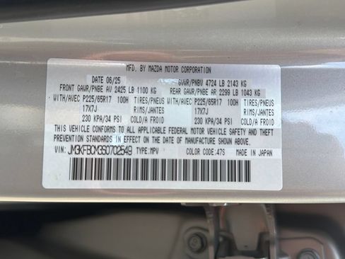 Certified 2025 MAZDA CX-5 AWD 2.5 S w/ Preferred Package image 28