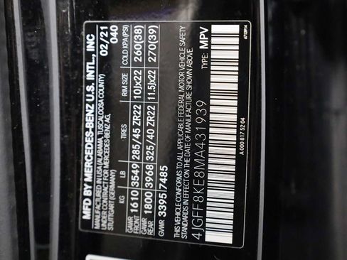 Used 2021 Mercedes-Benz GLS 63 AMG 4MATIC image 42