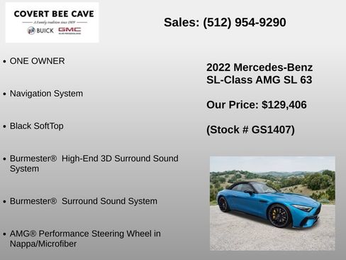 Used 2022 Mercedes-Benz SL 63 AMG 4MATIC image 12