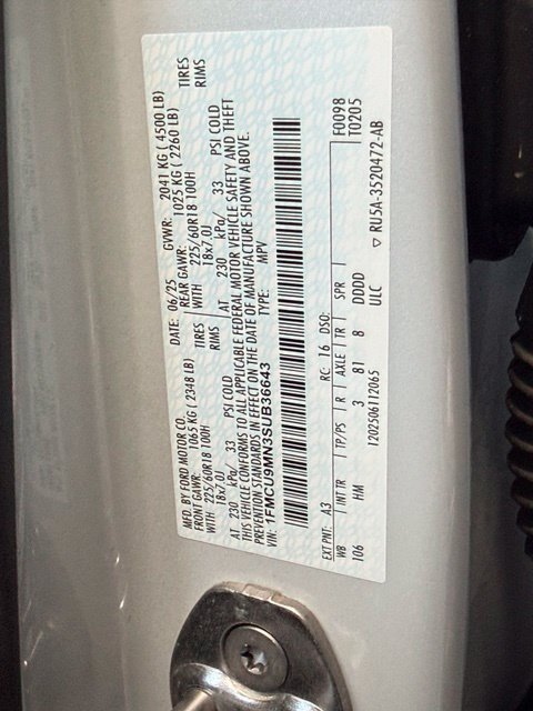 Used 2025 Ford Escape ST-Line AWD/4WD image 43