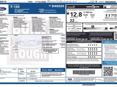 Used 2024 Ford F150 Lariat w/ Tow/Haul Package AWD/4WD image 36