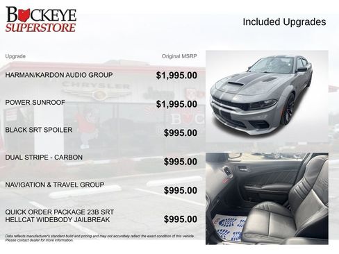 Used 2023 Dodge Charger SRT Hellcat w/ Harman/Kardon Audio Group RWD image 8
