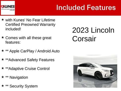Used 2023 Lincoln Corsair Reserve w/ Equipment Group 202A AWD/4WD image 4