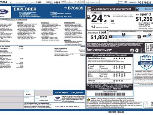 Certified 2023 Ford Explorer XLT w/ Equipment Group 202A RWD image 3
