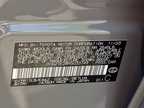 Certified 2024 Lexus IS 350 F Sport w/ Memory Package image 27