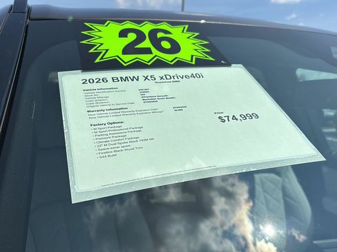 Used 2026 BMW X5 xDrive40i w/ M Sport Package AWD/4WD image 32