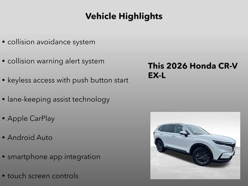 New 2026 Honda CR-V EX-L image 10