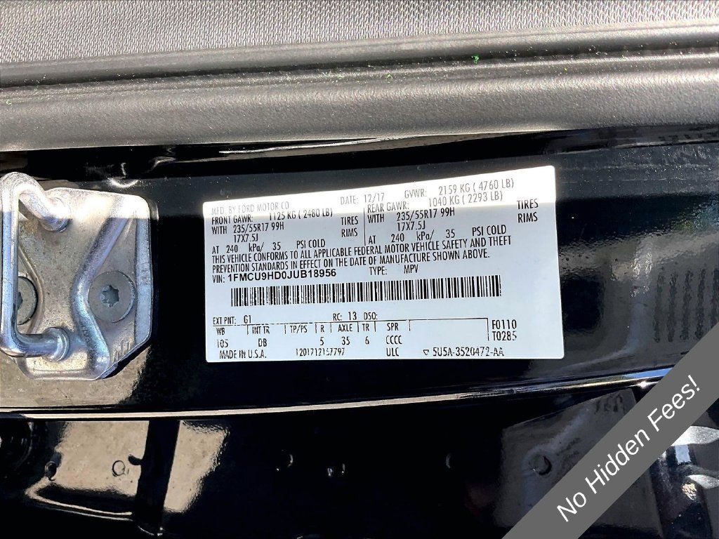 Used 2018 Ford Escape SEL AWD/4WD image 29