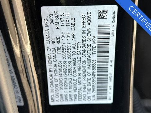 Certified 2023 Honda CR-V LX image 33