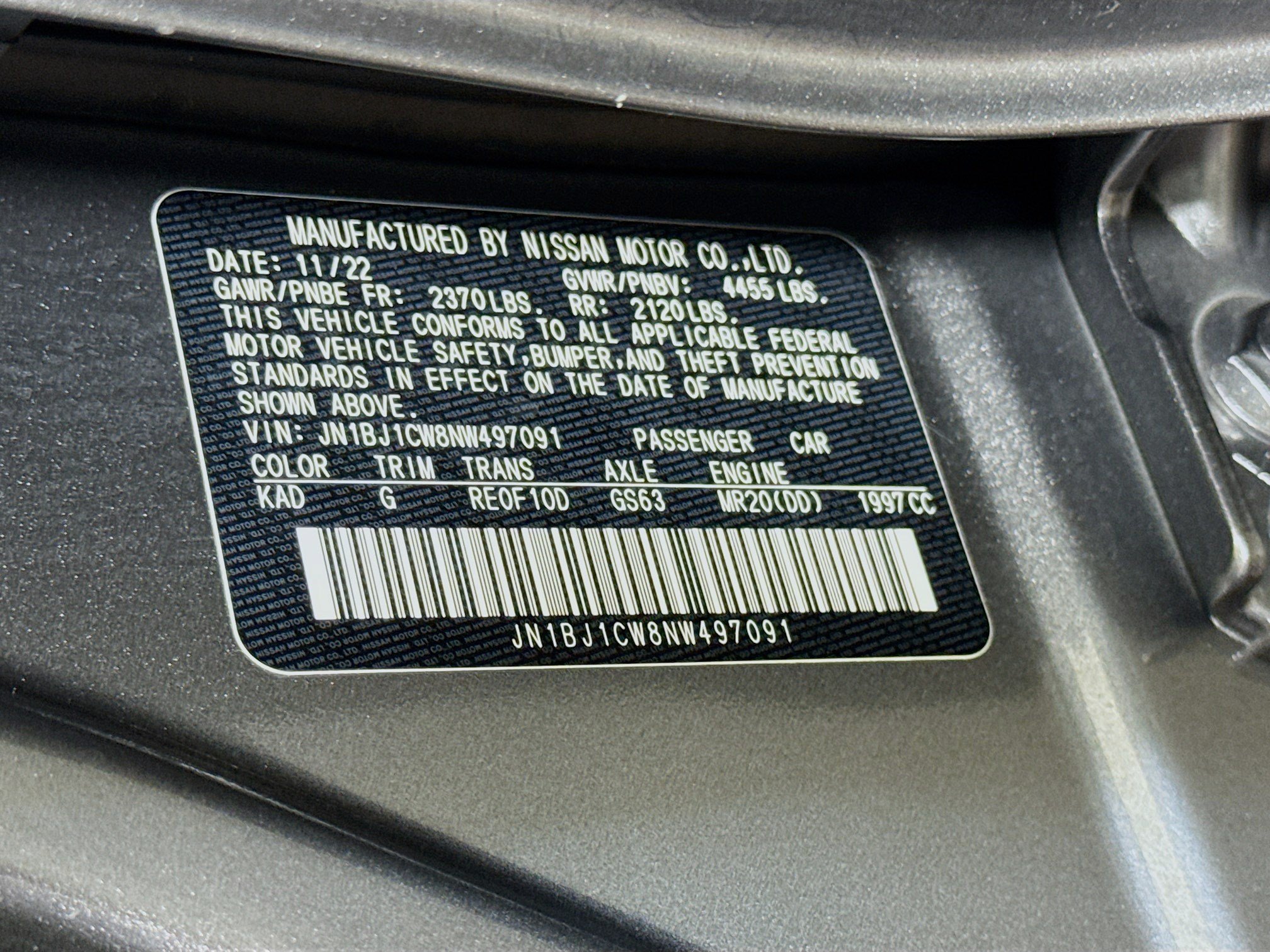 Used 2022 Nissan Rogue Sport SL w/ Premium Package AWD/4WD image 40