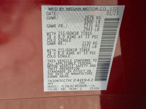 Used 2023 Nissan Pathfinder SL AWD/4WD image 34