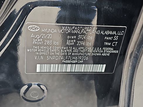 Used 2020 Hyundai Elantra SE w/ Cargo Package (C1) image 26