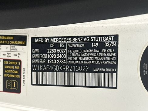 Certified 2024 Mercedes-Benz C 300 Sedan image 9
