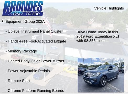 Used 2019 Ford Expedition XLT w/ Equipment Group 202A AWD/4WD image 17