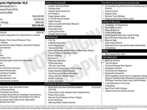Used 2014 Toyota Highlander XLE FWD image 10