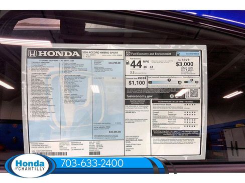New 2026 Honda Accord Hybrid Sport image 22