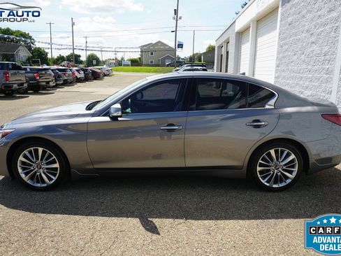 Used 2021 INFINITI Q50 Luxe w/ Seat & Sound Package AWD/4WD image 4