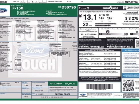 Used 2021 Ford F150 Lariat w/ Equipment Group 502A High image 33