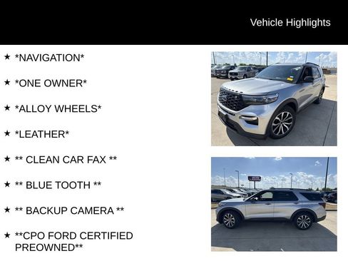 Used 2023 Ford Explorer ST-Line w/ Class IV Trailer Tow Package RWD image 4
