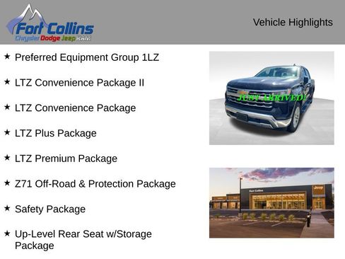 Used 2023 Chevrolet Silverado 1500 LTZ w/ LTZ Premium Package AWD/4WD image 6