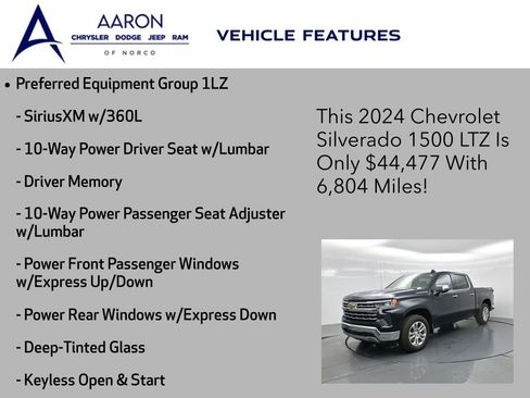 Used 2024 Chevrolet Silverado 1500 LTZ AWD/4WD image 4
