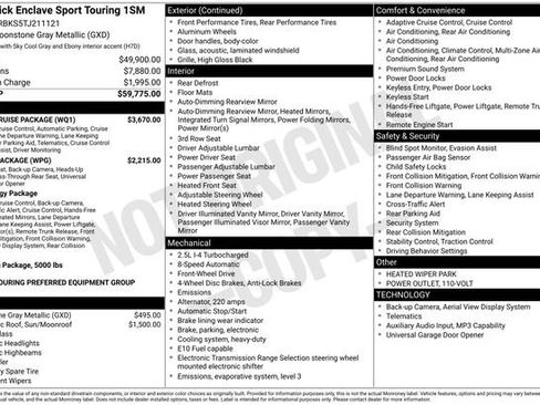 New 2026 Buick Enclave Sport Touring w/ Super Cruise Package FWD image 23