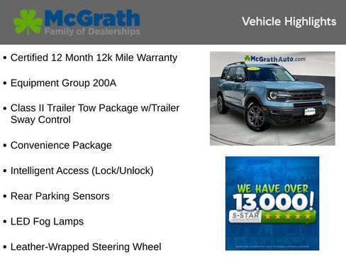 Used 2022 Ford Bronco Sport Big Bend w/ Convenience Package AWD/4WD image 6