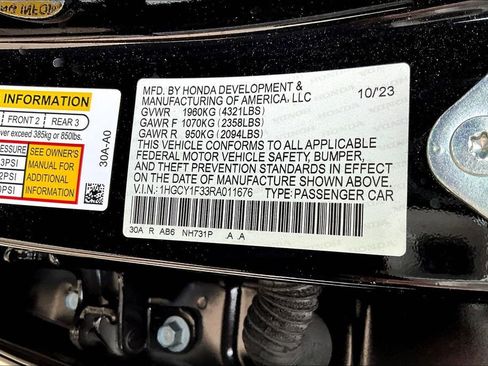 Used 2024 Honda Accord EX image 14