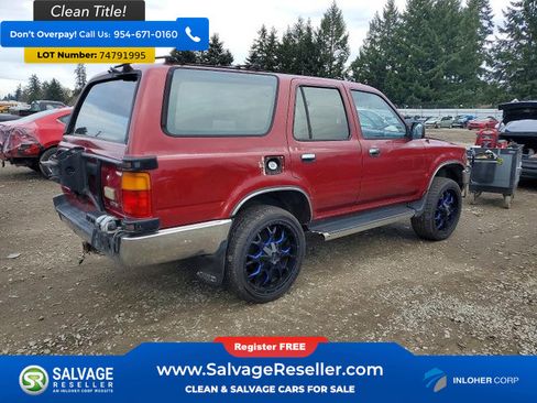 Used 1990 Toyota 4Runner SR5 AWD/4WD image 4