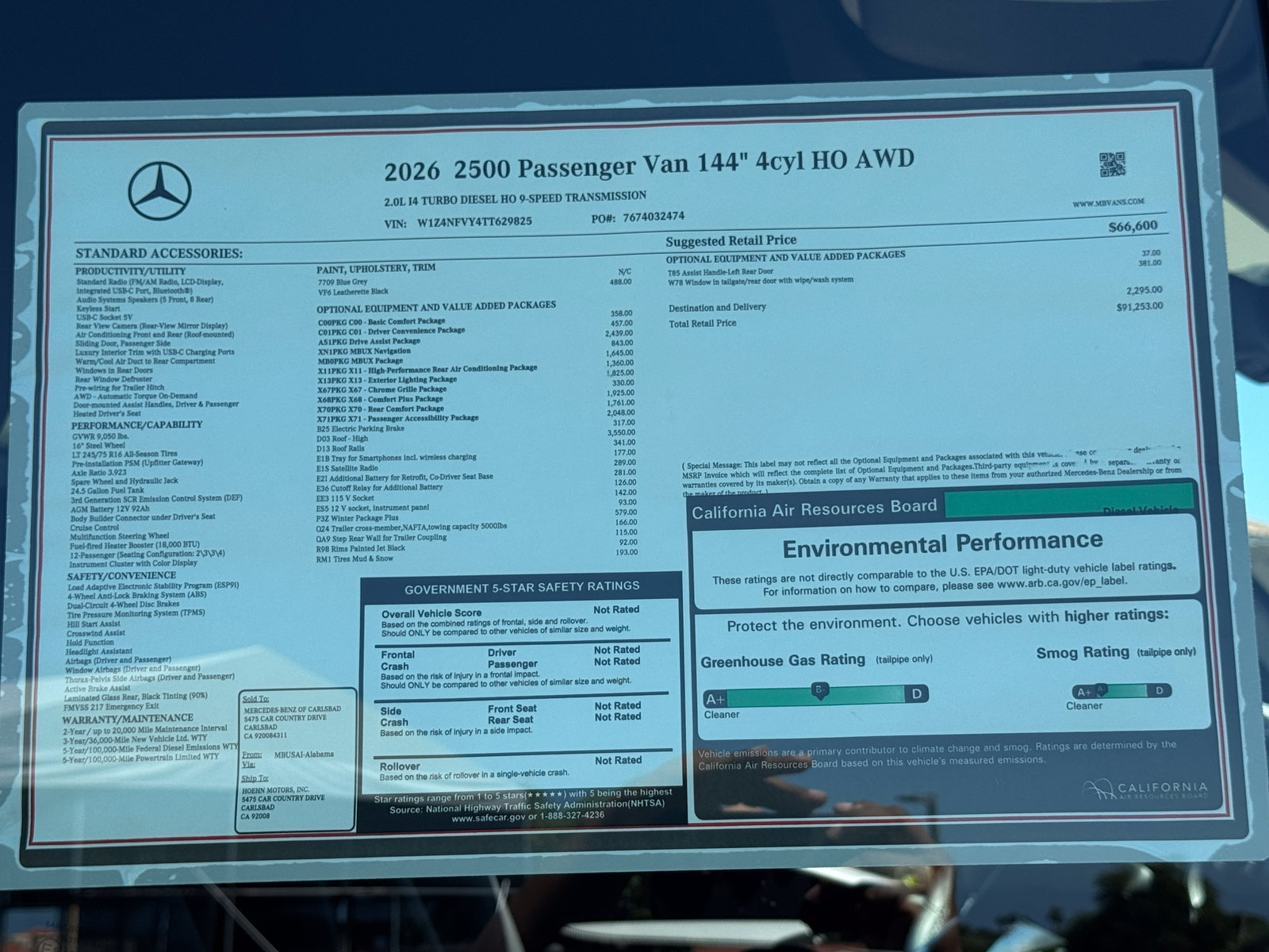 New 2026 Mercedes-Benz Sprinter 2500 image 12