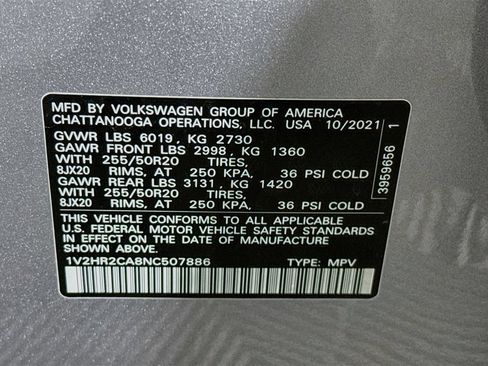 Used 2022 Volkswagen Atlas SE AWD/4WD image 36