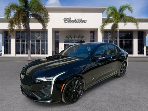 Certified 2023 Cadillac CT4 V w/ Navigation Package image 1