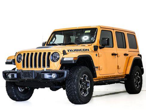 Used 2021 Jeep Wrangler Unlimited Rubicon 4xe w/ Steel Bumper Group AWD/4WD image 3