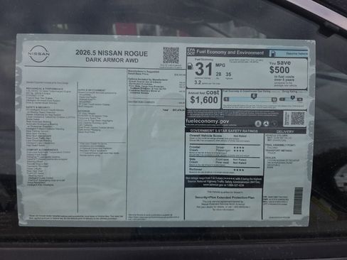 New 2026 Nissan Rogue SV AWD/4WD image 3