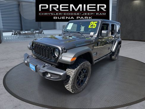 Used 2025 Jeep Wrangler Unlimited Sport S 4xe AWD/4WD image 1