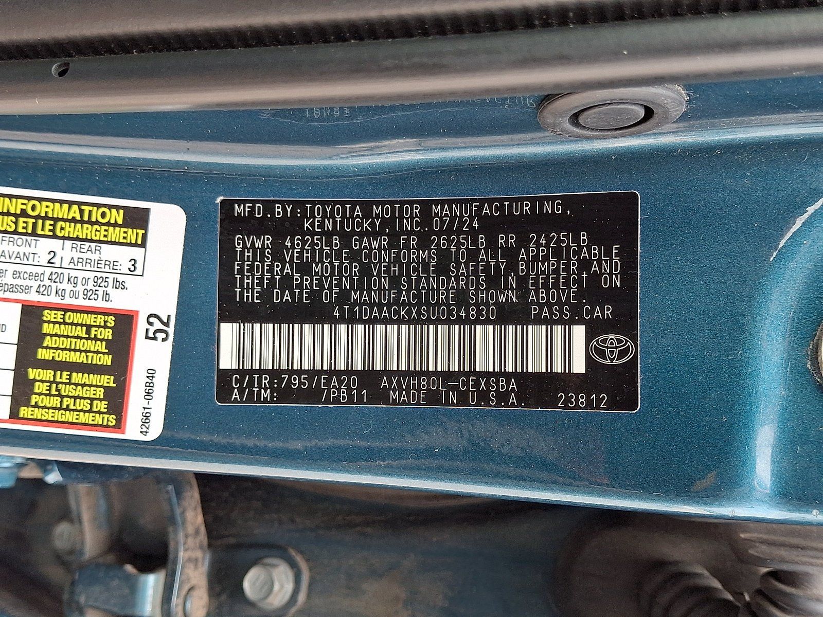 Used 2025 Toyota Camry SE FWD image 26