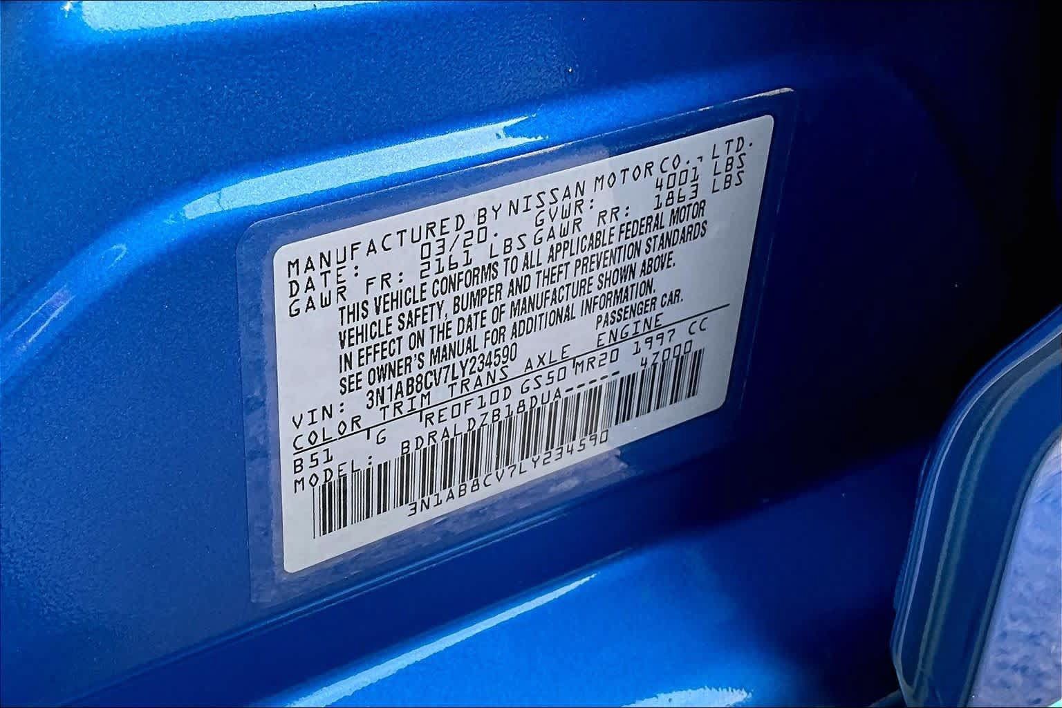 Used 2020 Nissan Sentra SV FWD image 34