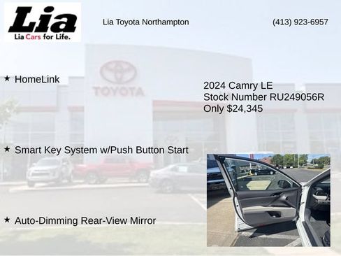 Used 2024 Toyota Camry LE w/ Convenience Package FWD image 14