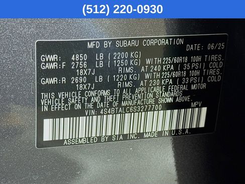 Used 2025 Subaru Outback Onyx Edition image 41