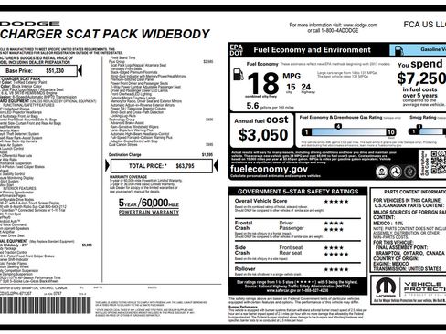 Used 2023 Dodge Charger Scat Pack RWD image 2