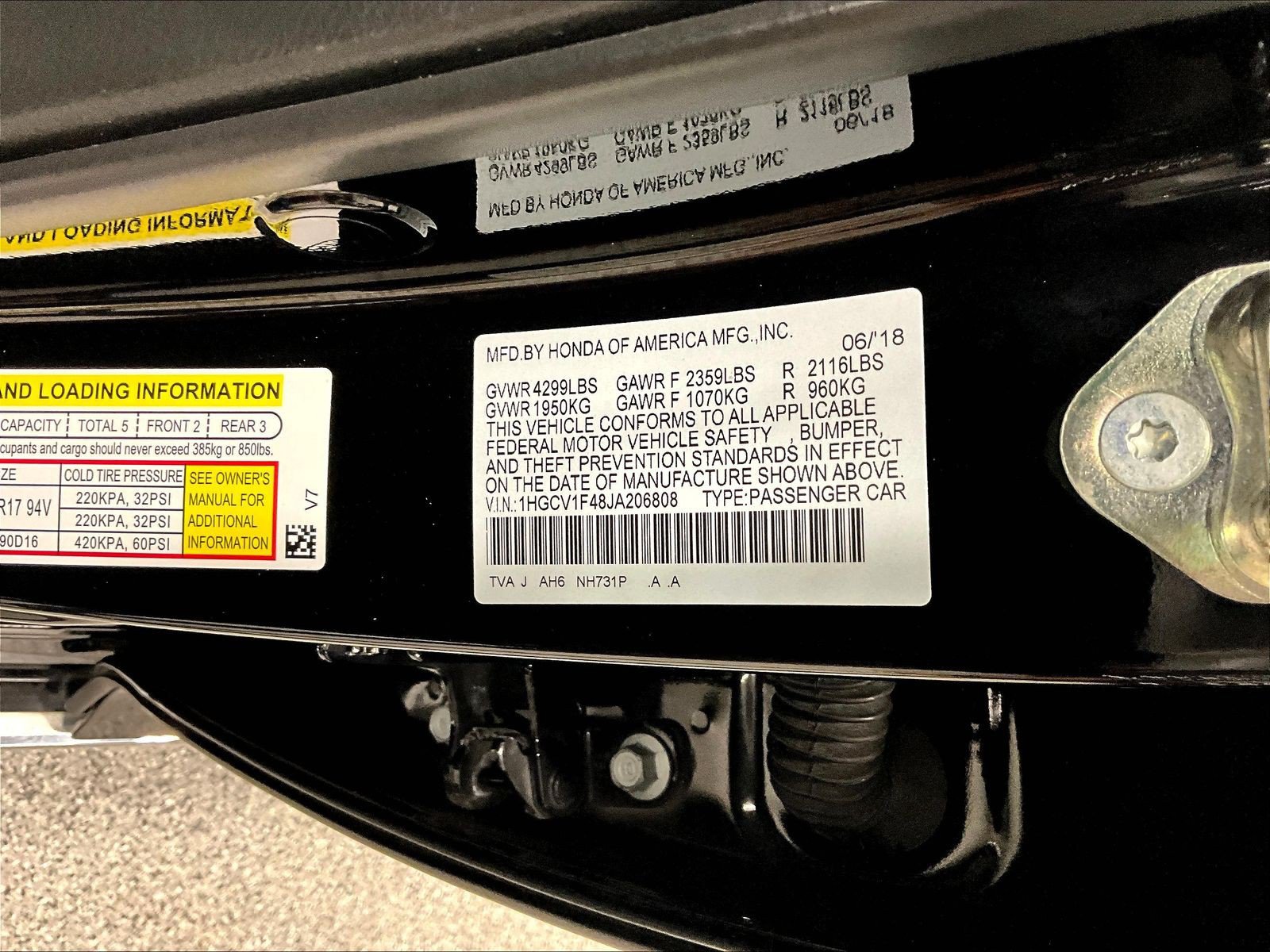 Used 2018 Honda Accord EX image 19