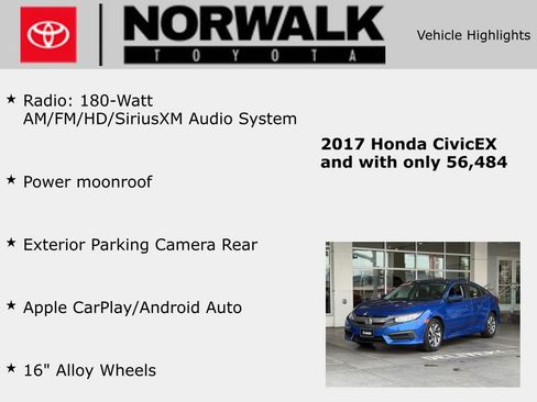 Used 2017 Honda Civic EX image 10