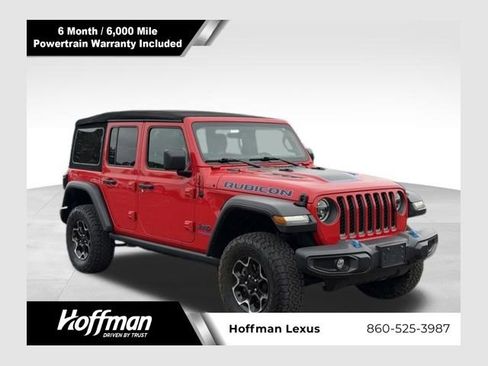 Used 2021 Jeep Wrangler Unlimited Rubicon 4xe w/ Cold Weather Group AWD/4WD image 1
