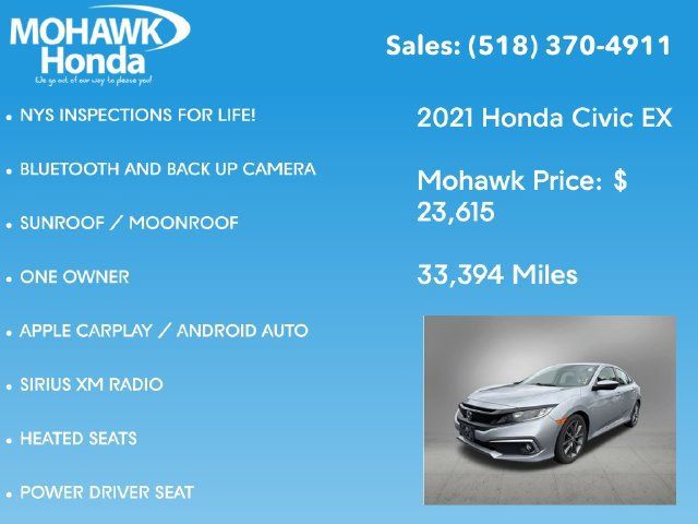 Used 2021 Honda Civic EX image 8