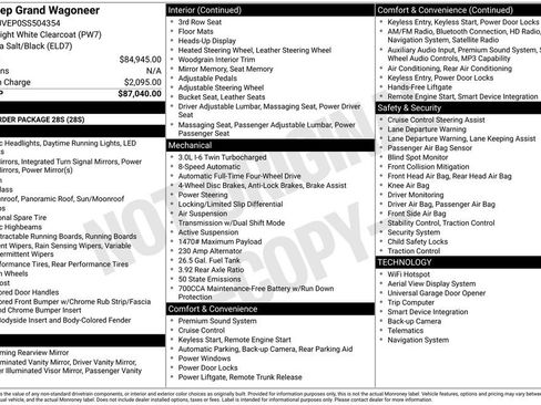 Used 2025 Jeep Grand Wagoneer 4WD image 12